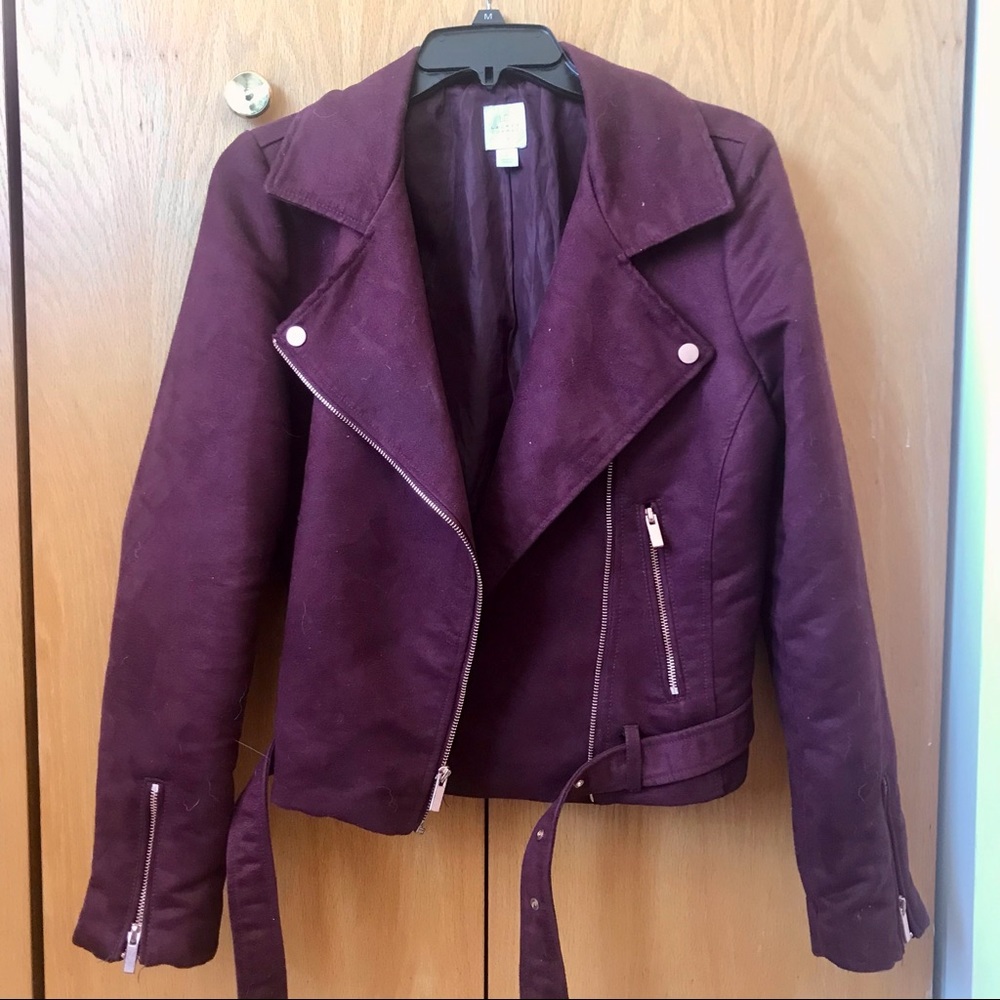 Burgundy jacket